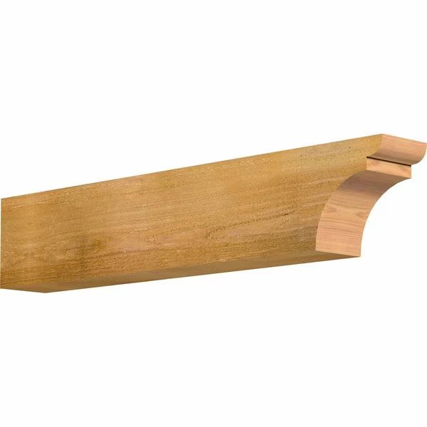 Yorktown Rough Sawn Rafter Tail, Western Red Cedar, 4